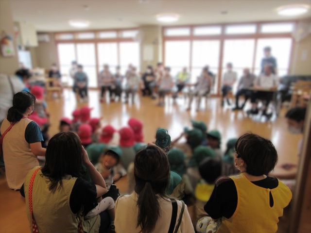 こども園の皆さんが来てくれました☻