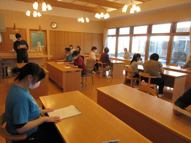 避難訓練を行いました