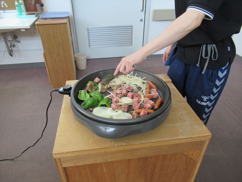 施設内で焼肉をしました🍖