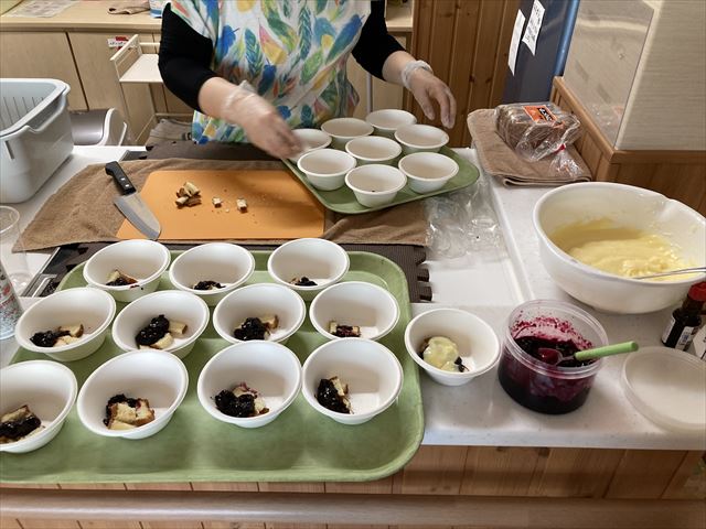 デザート作り(*^^*)