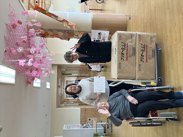 JA女性部よりトイレットペーパー寄贈いただきました(*^-^*)