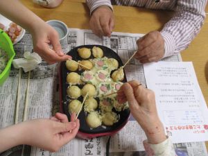 デイケアたこ焼きパーティ🌸🐙🌸